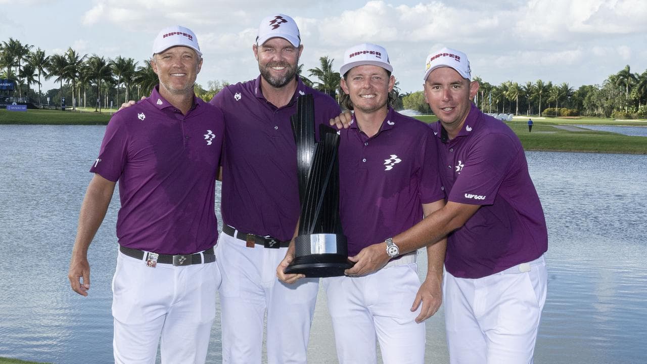 Matt Jones, Marc Leishman, Cameron Smith and Lucas Herbert.