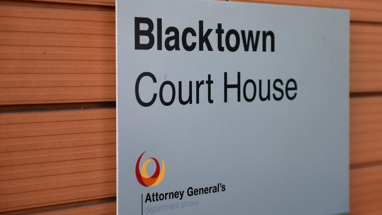 Signage for Blacktown Court House (file image)