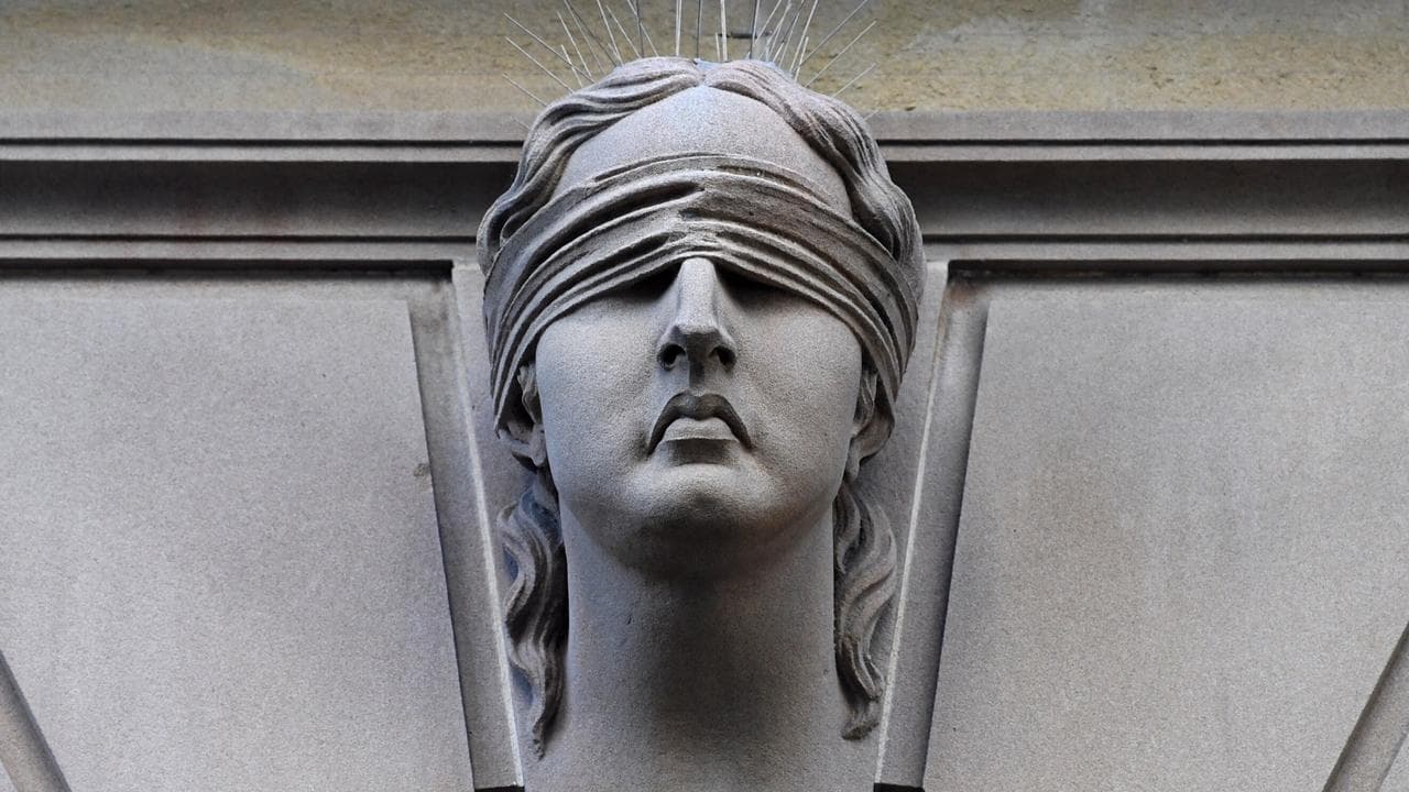 A statue of Lady Justice (file image)