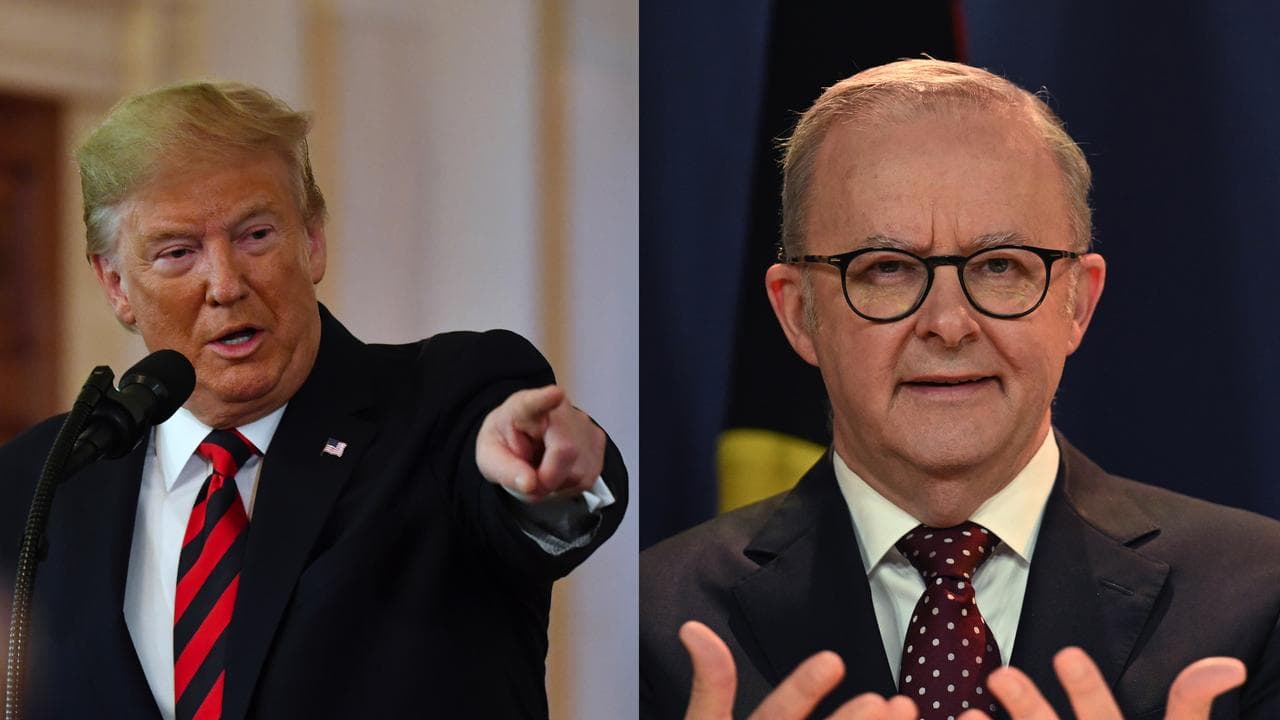 Donald Trump and Anthony Albanese