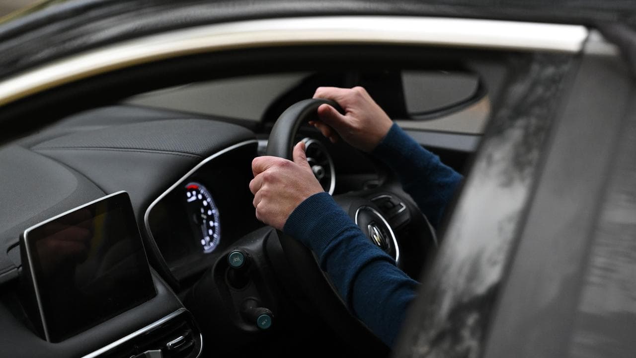 Detail image of ride share driver