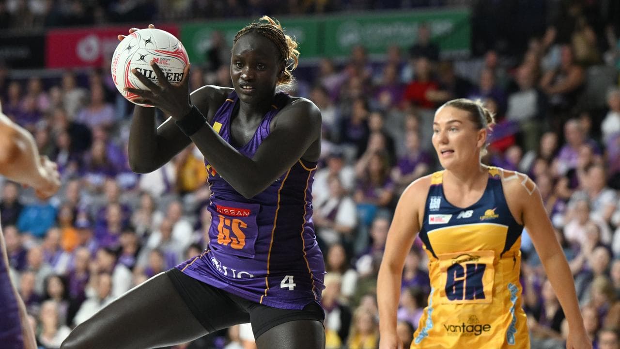Mary Cholhok (left) of the Firebirds