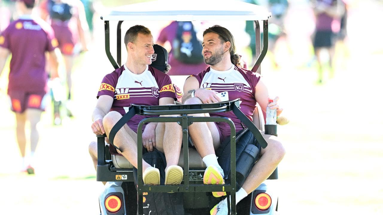 (L-R) Daly Cherry-Evans and Pat Carrigan.