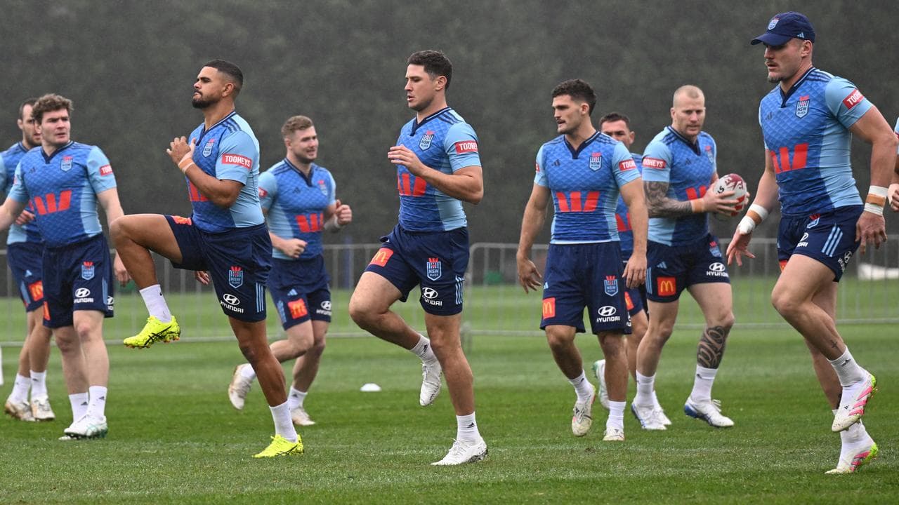 NSW players training.