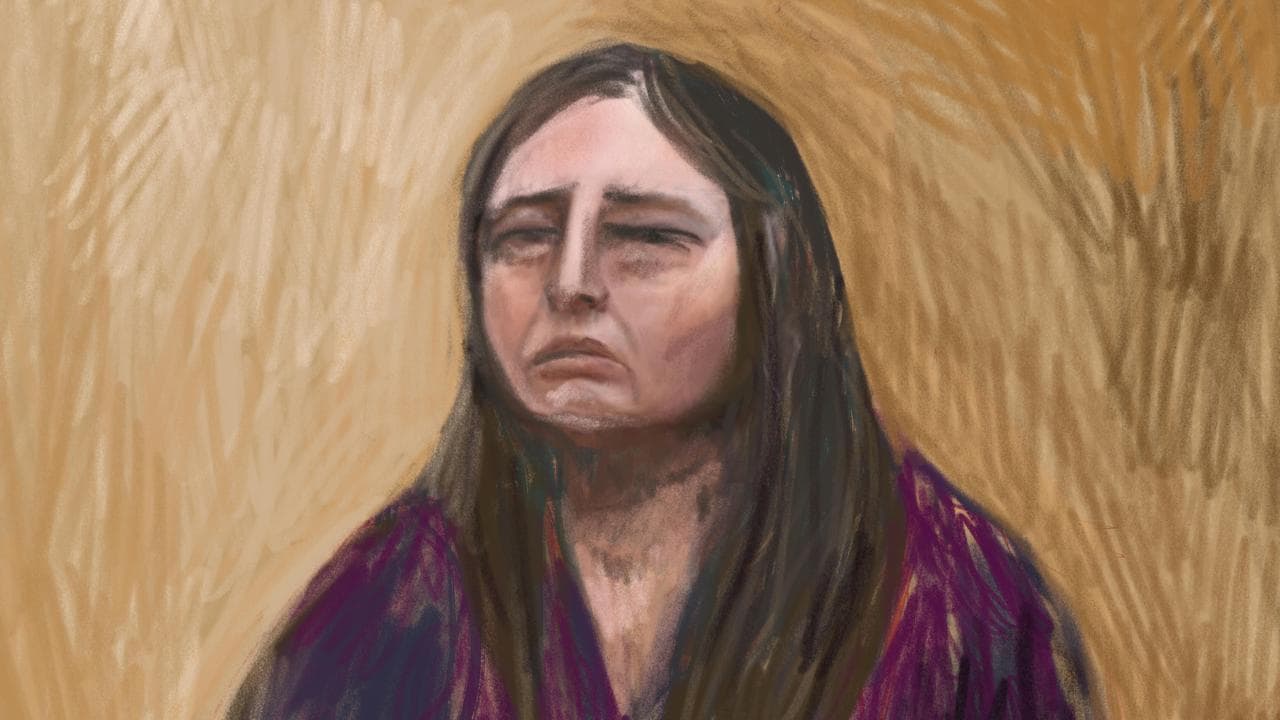 Court sketch of Erin Patterson (file)