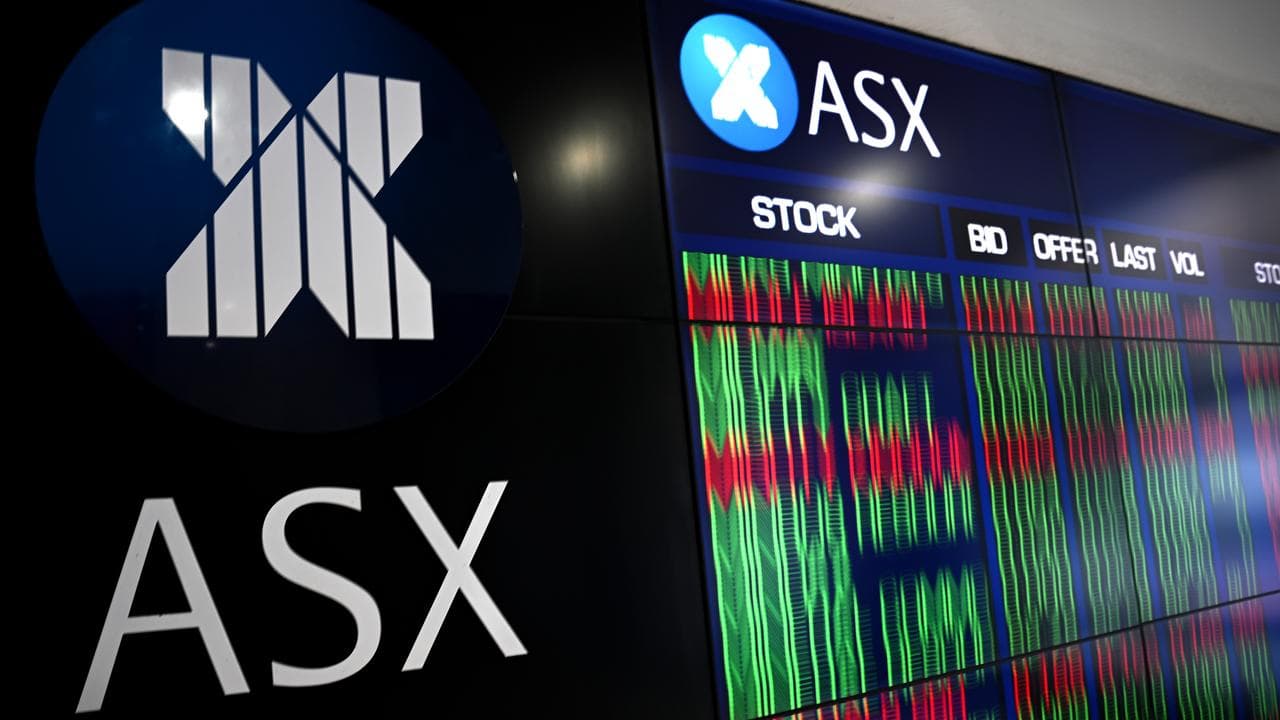 An ASX indicator board (file image)