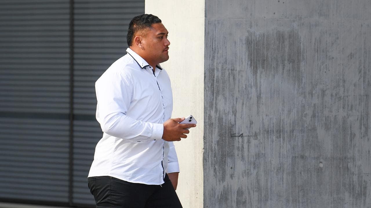 Teui ‘TC’ Robati arrives at court