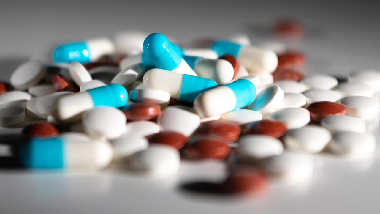 Pile of medicine tablets