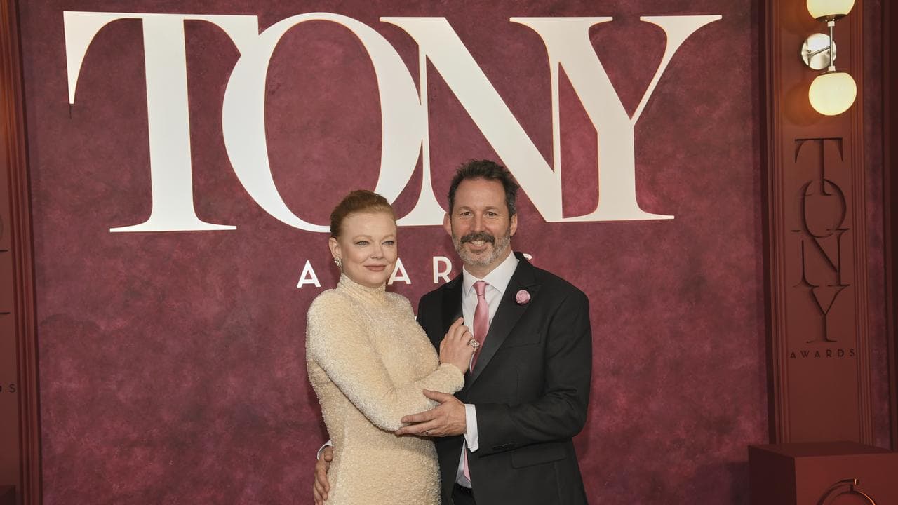 Sarah Snook and Dave Lawson at the Tony Awards