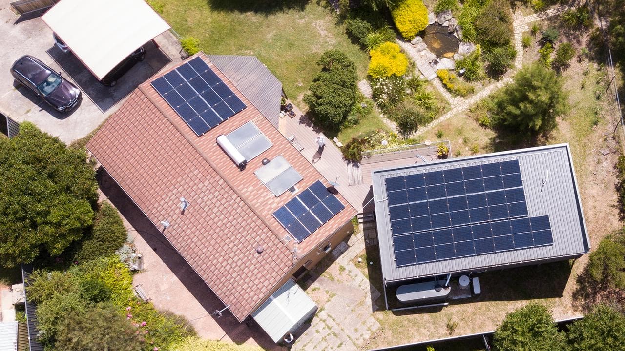A residential rooftop solar unit (file image)