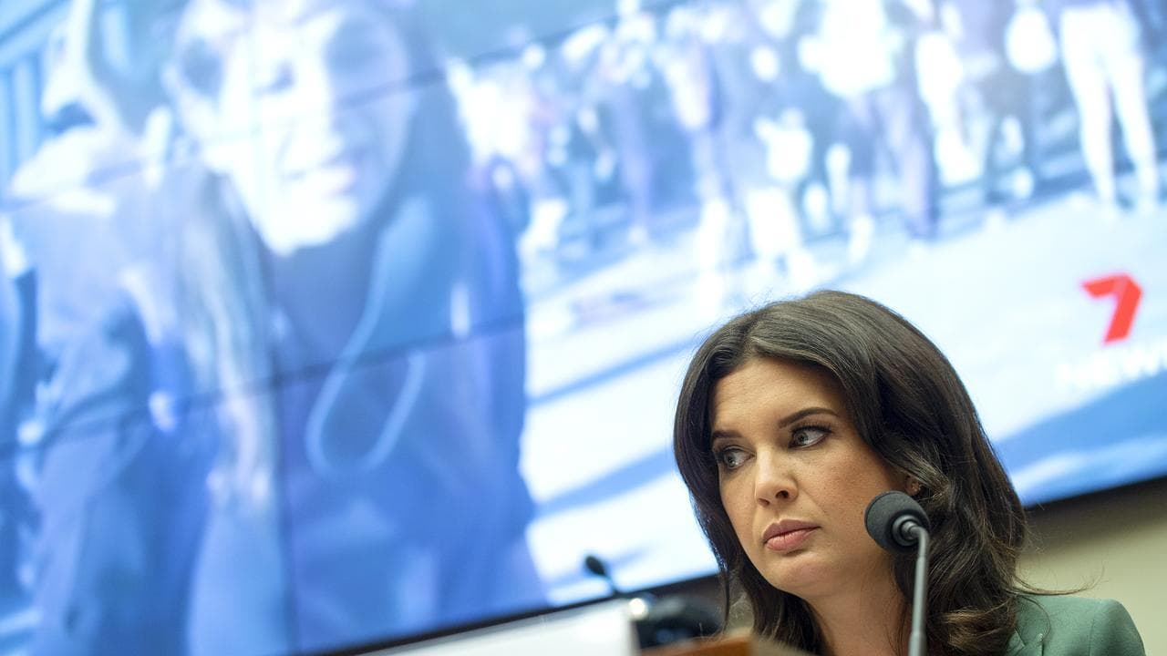 Seven correspondent Amelia Brace testifies to a US Congress committee