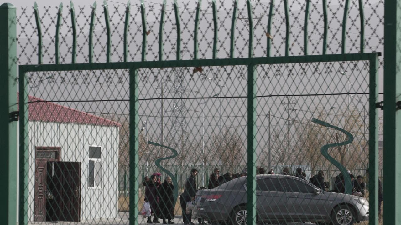 File photo of a centre in Xinjiang