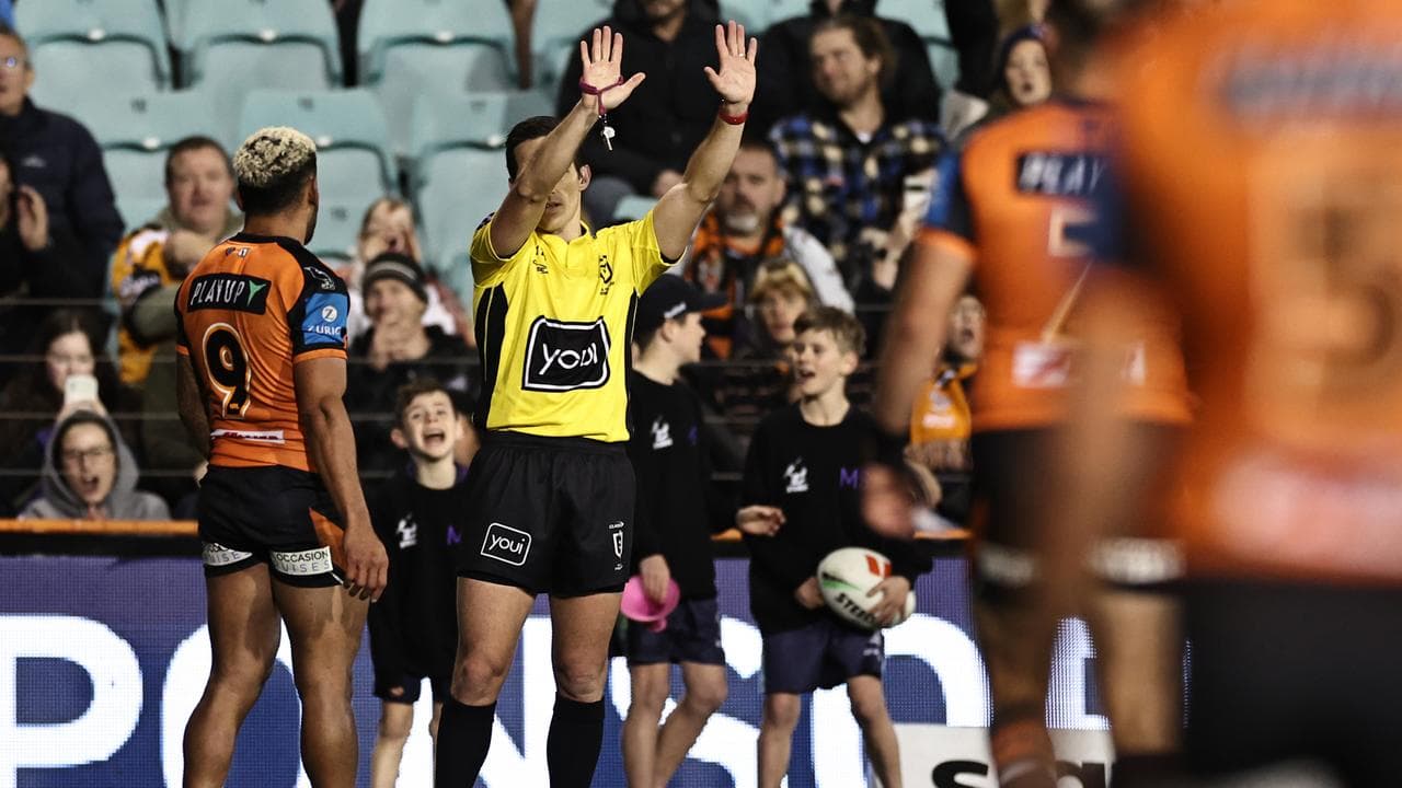 Referee sin-bins someone.