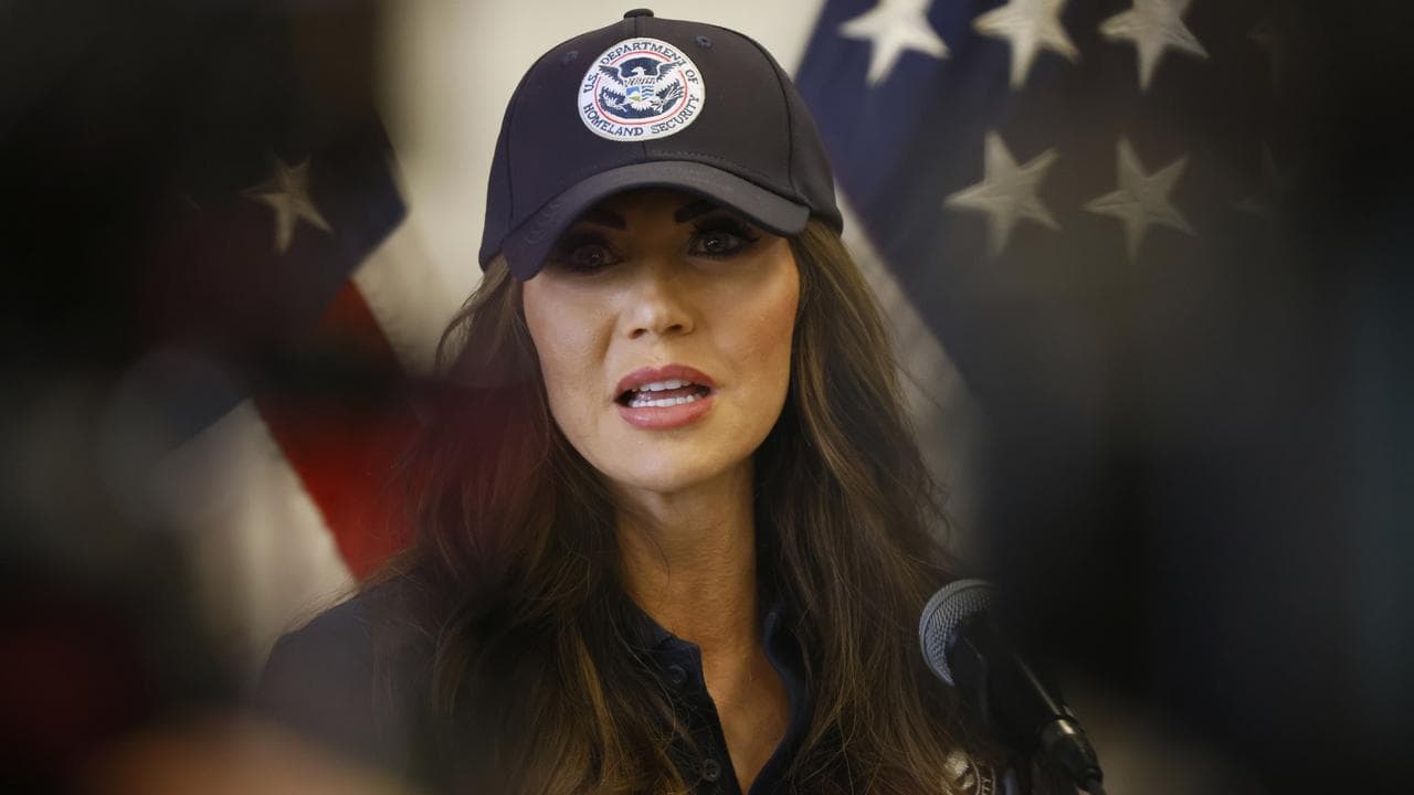 Homeland Security Secretary Kristi Noem