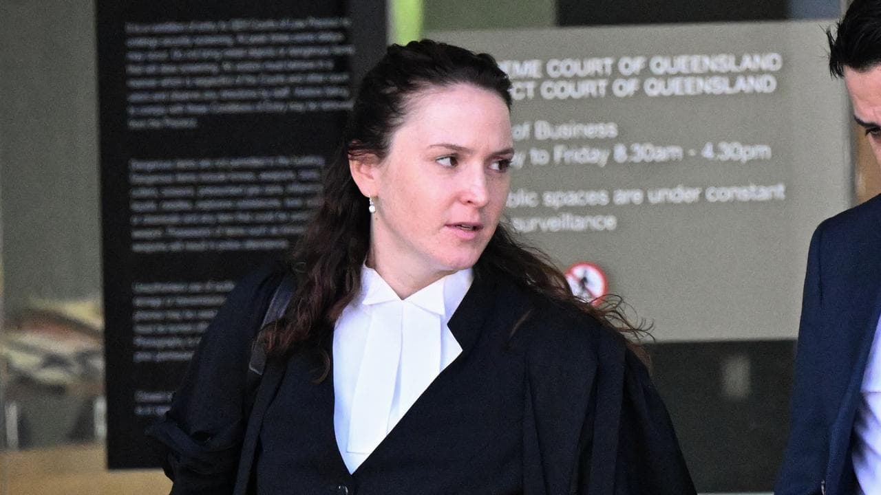 Defence barrister Elise Sargent (left) 