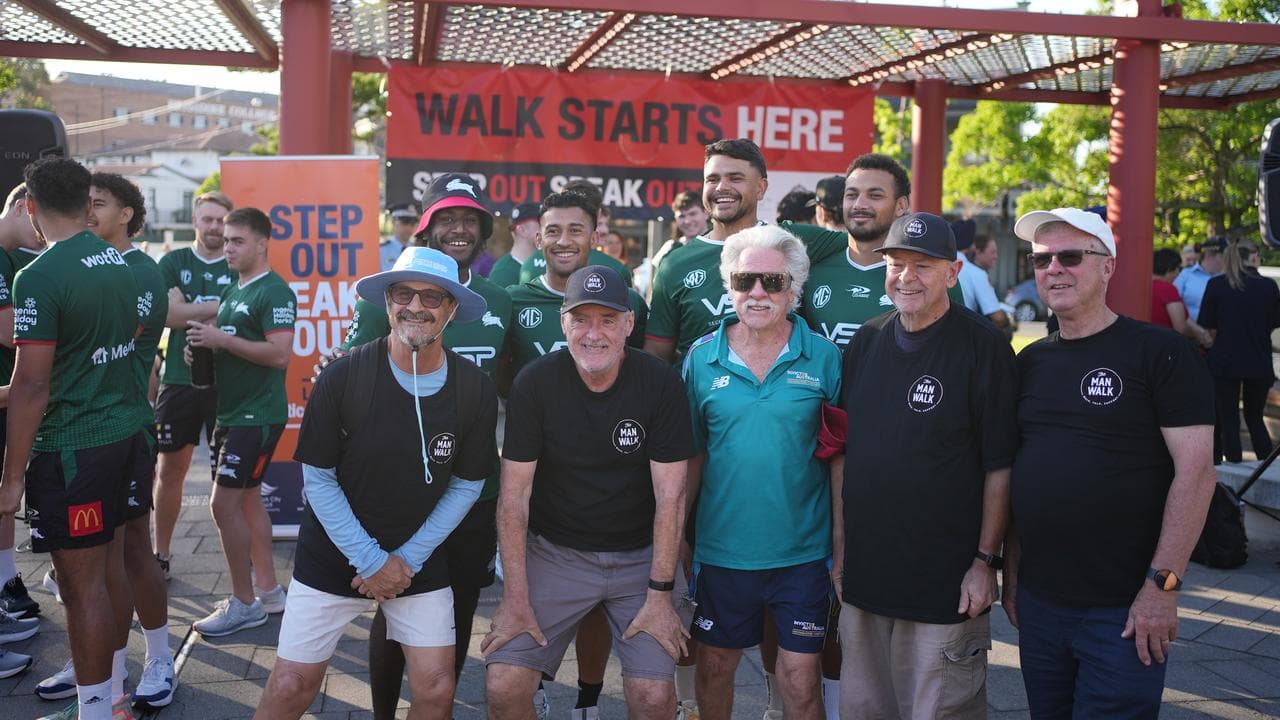 Souths players at a community event (file image)