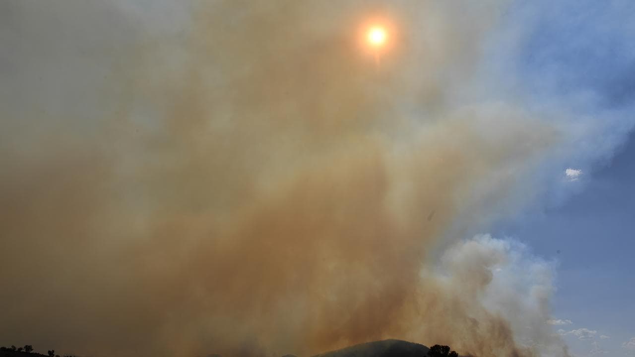 Bushfire south of Canberra (file)