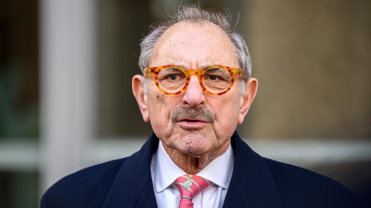 Robert Goot speaks to media