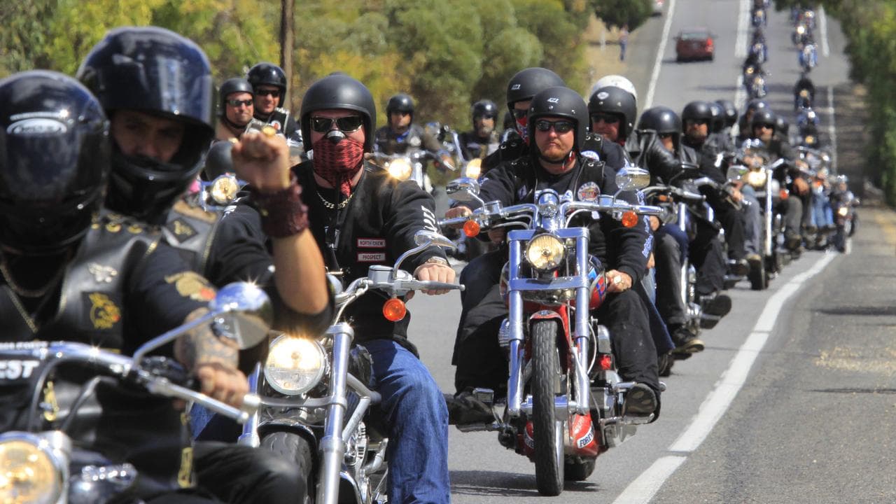 The Gypsy Jokers bikie club (file)