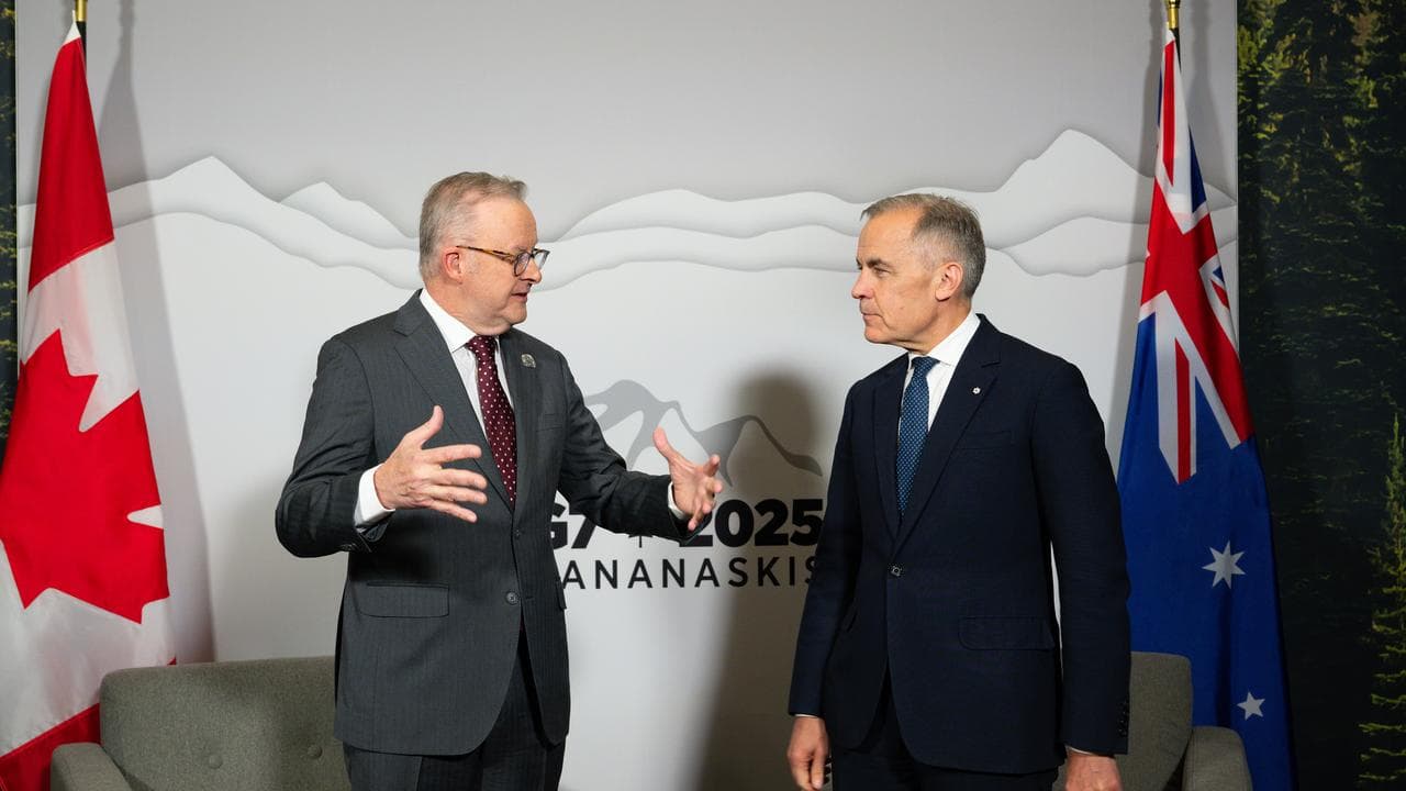 Anthony Albanese and Mark Carney