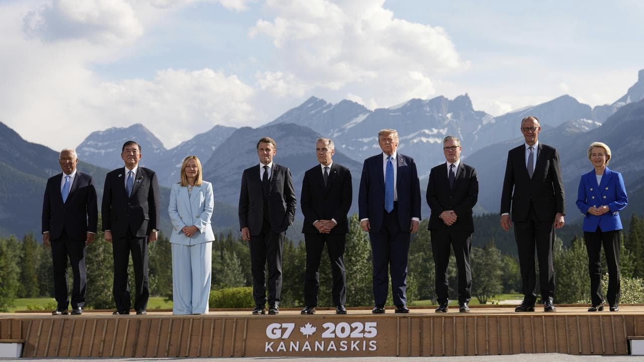 Leaders at the G7 summit