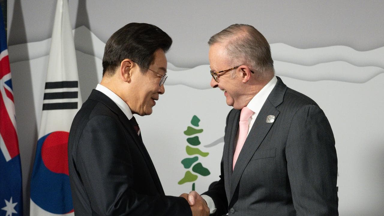 Anthony Albanese, President of the Republic of Korea Lee Jae-myung