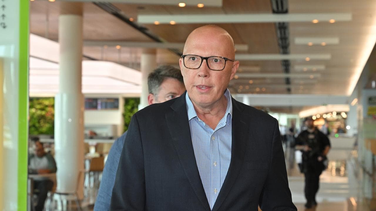 Former opposition leader Peter Dutton