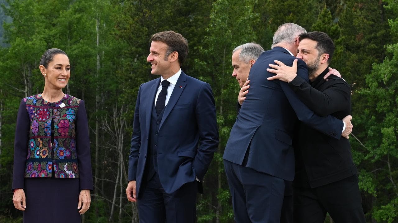 Anthony Albanese met with Volodymyr Zelenskiy at the G7 summit.