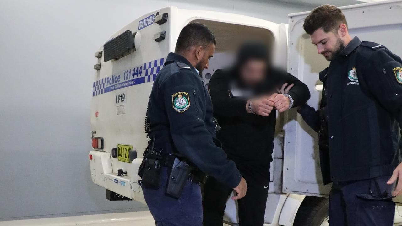 A teen is arrested by police