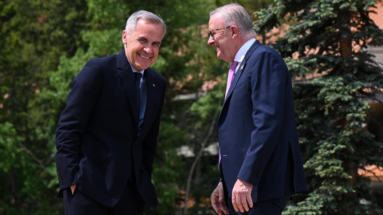 Mark Carney and Anthony Albanese