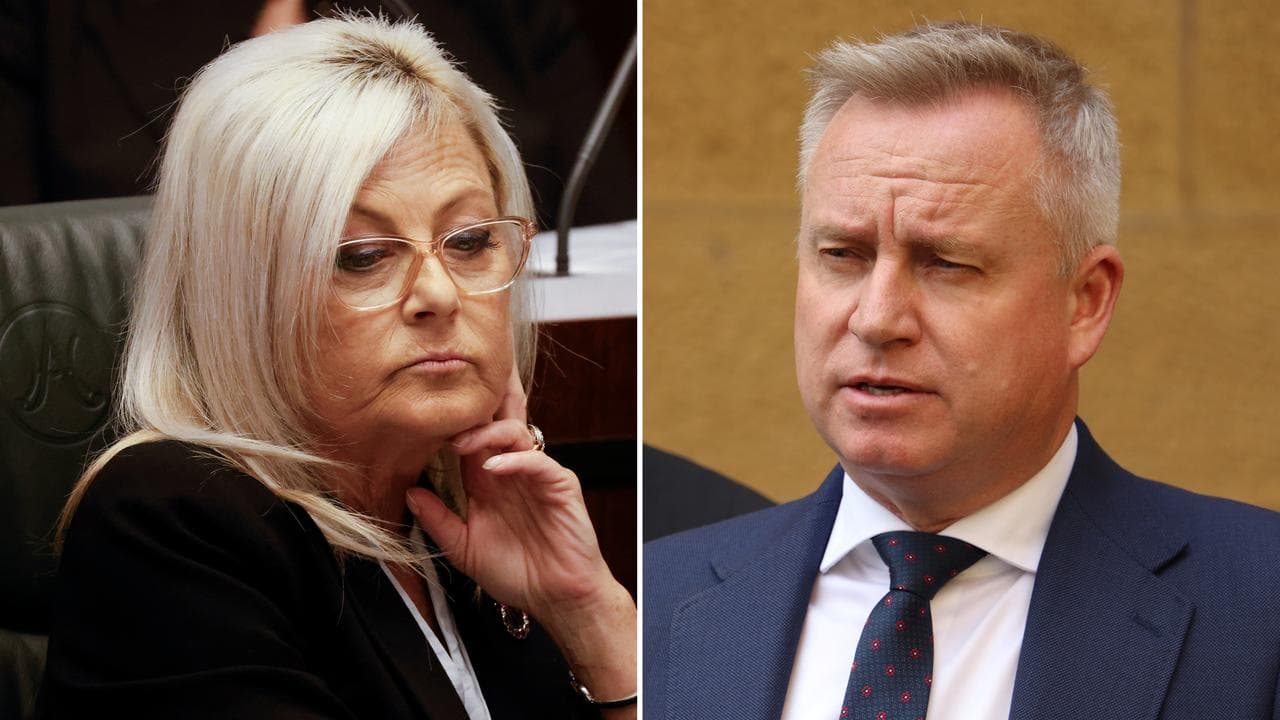 Elise Archer (left) and Tasmanian Premier Jeremy Rockliff.