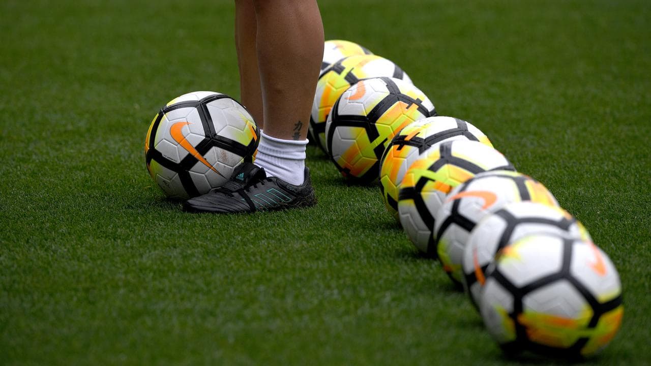 Soccer balls (file image)
