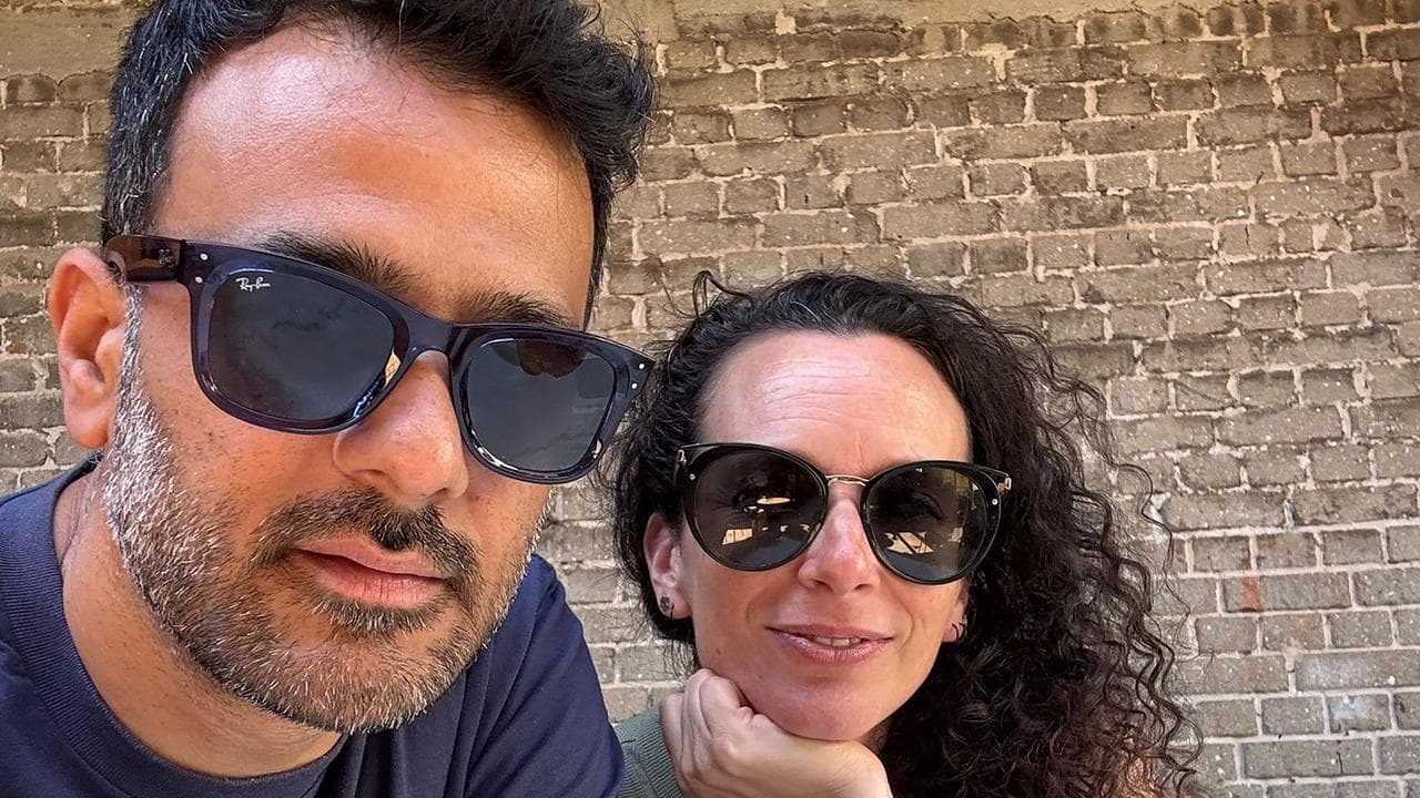 Australian Emily Gian and her husband Tomer