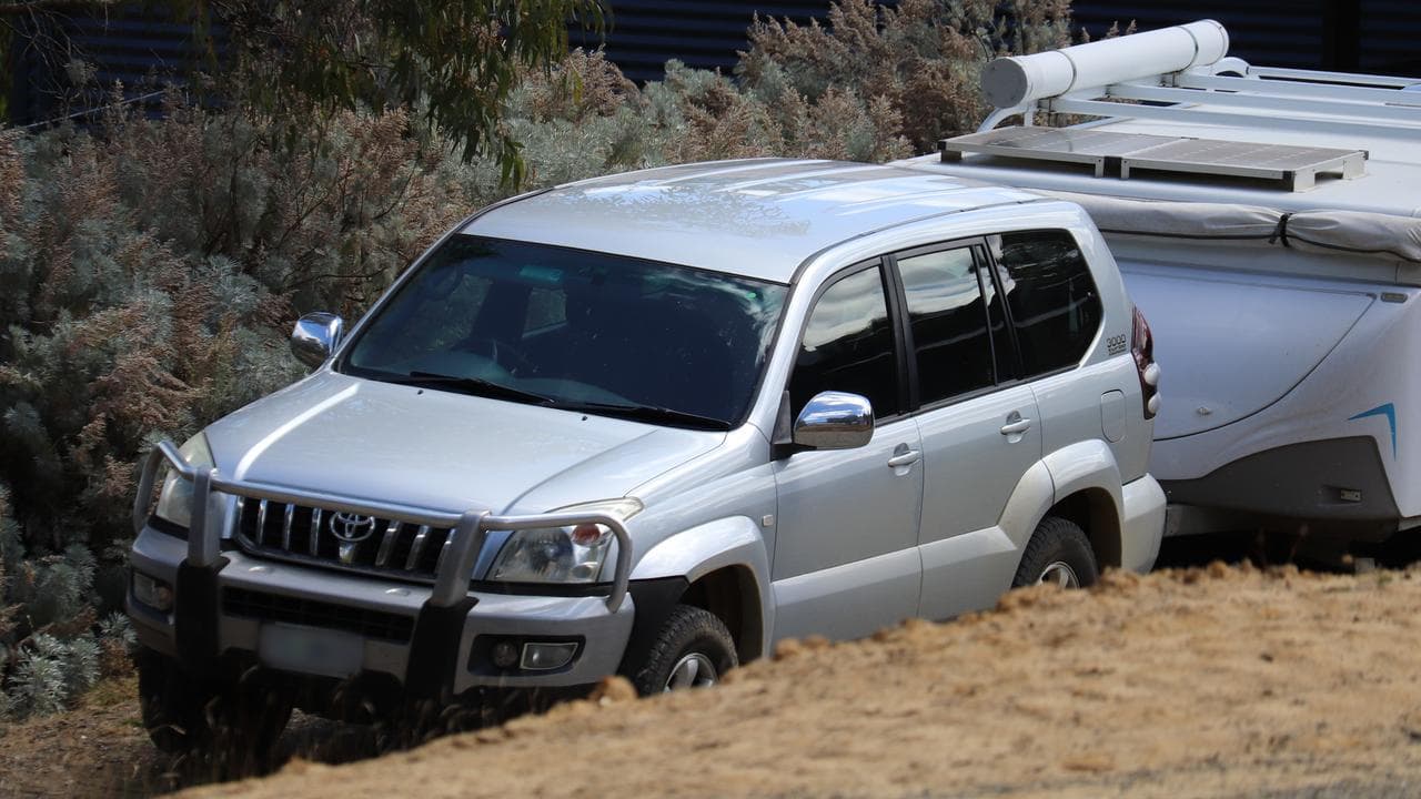 The Toyota Prado allegedly stolen by Bruce Lehrmann (file)