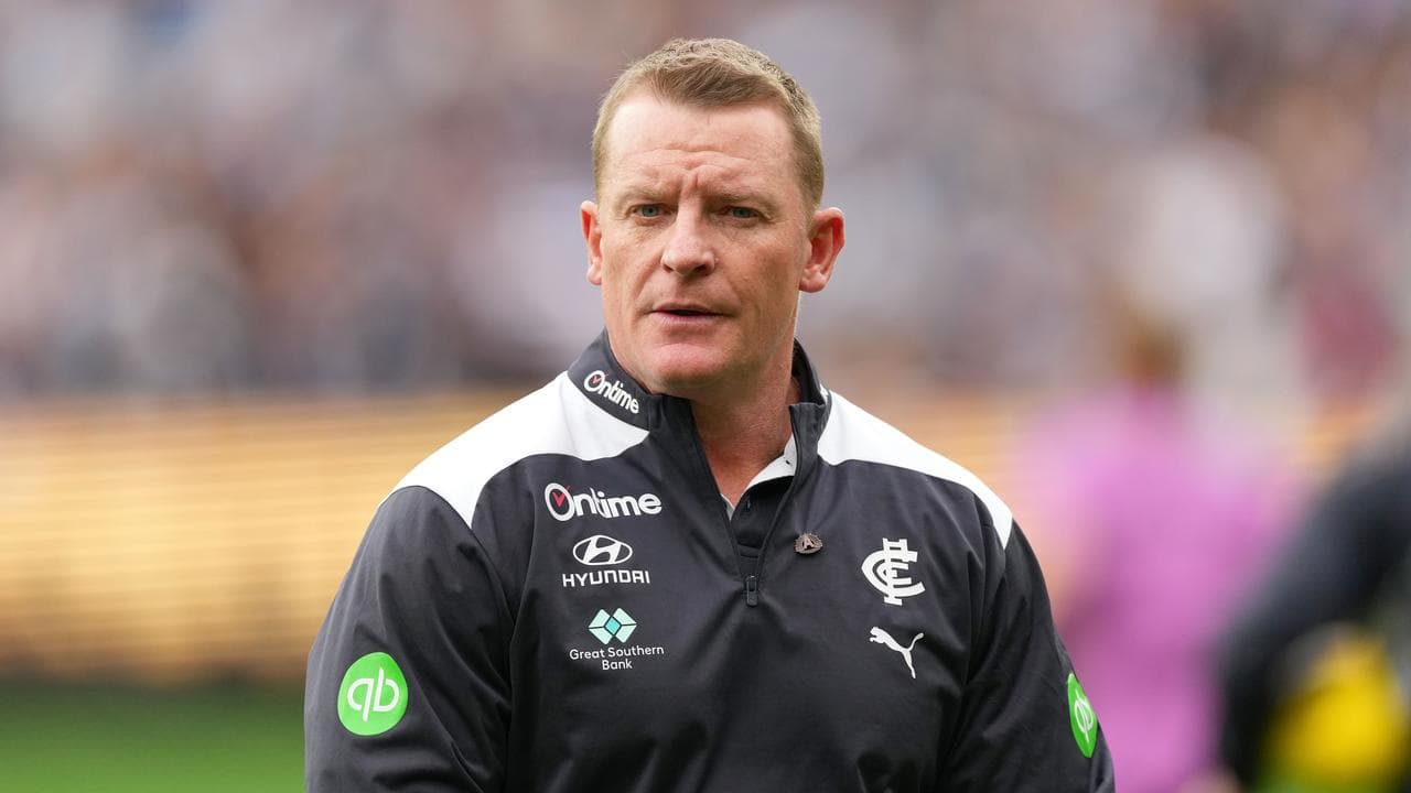 Carlton coach Michael Voss.