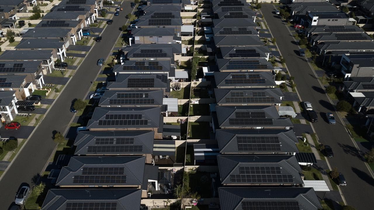 Solar panels on homes