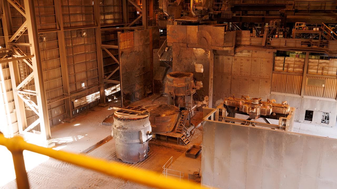 A file photo of Whyalla Steelworks