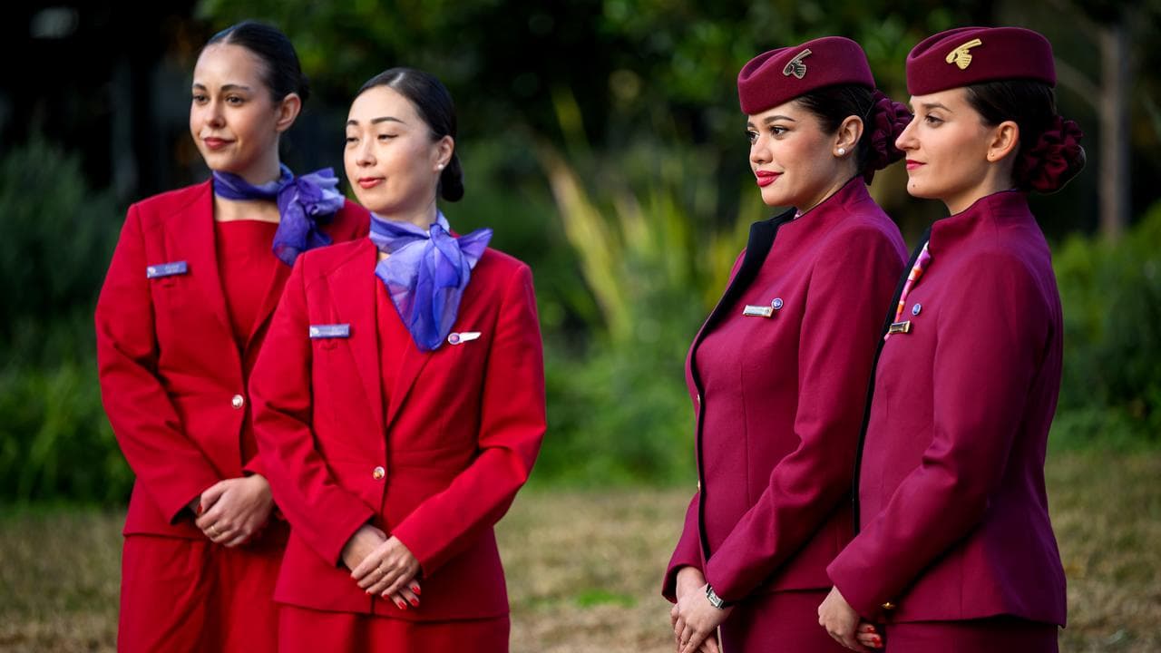Virgin Australia and Qatar Airways cabin crew (file image)