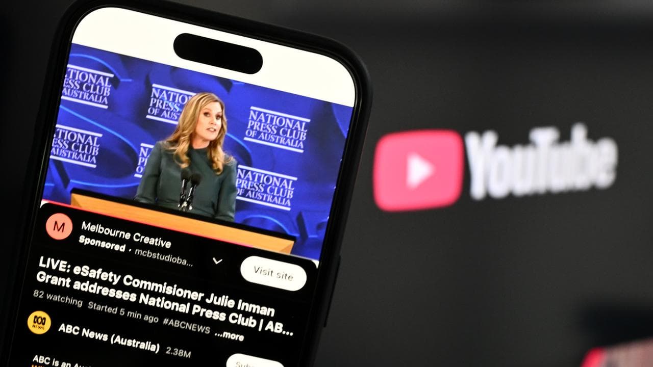 YouTube social media ban