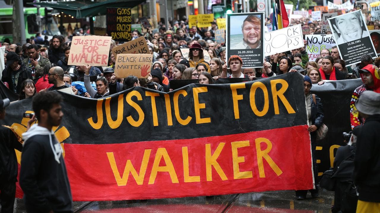 Kumanjayi Walker's death prompted protests across Australia.