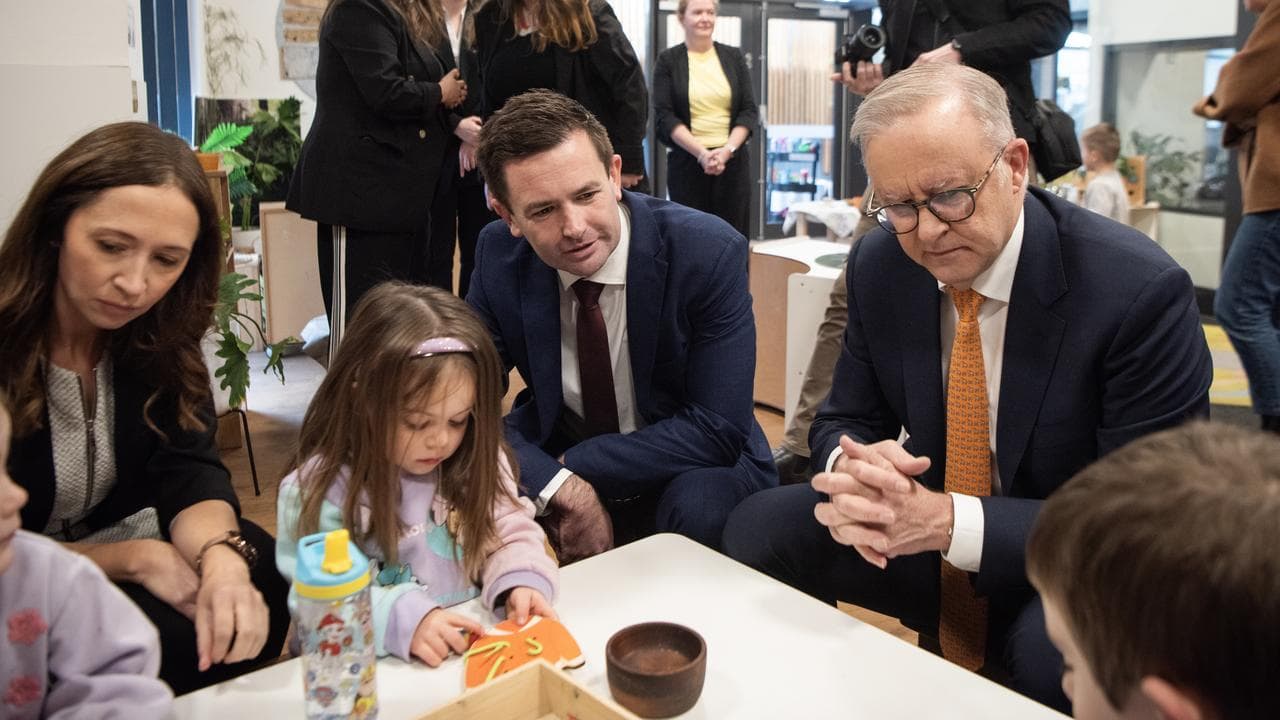 Jessica Teesdale, Dean Winter and Anthony Albanese
