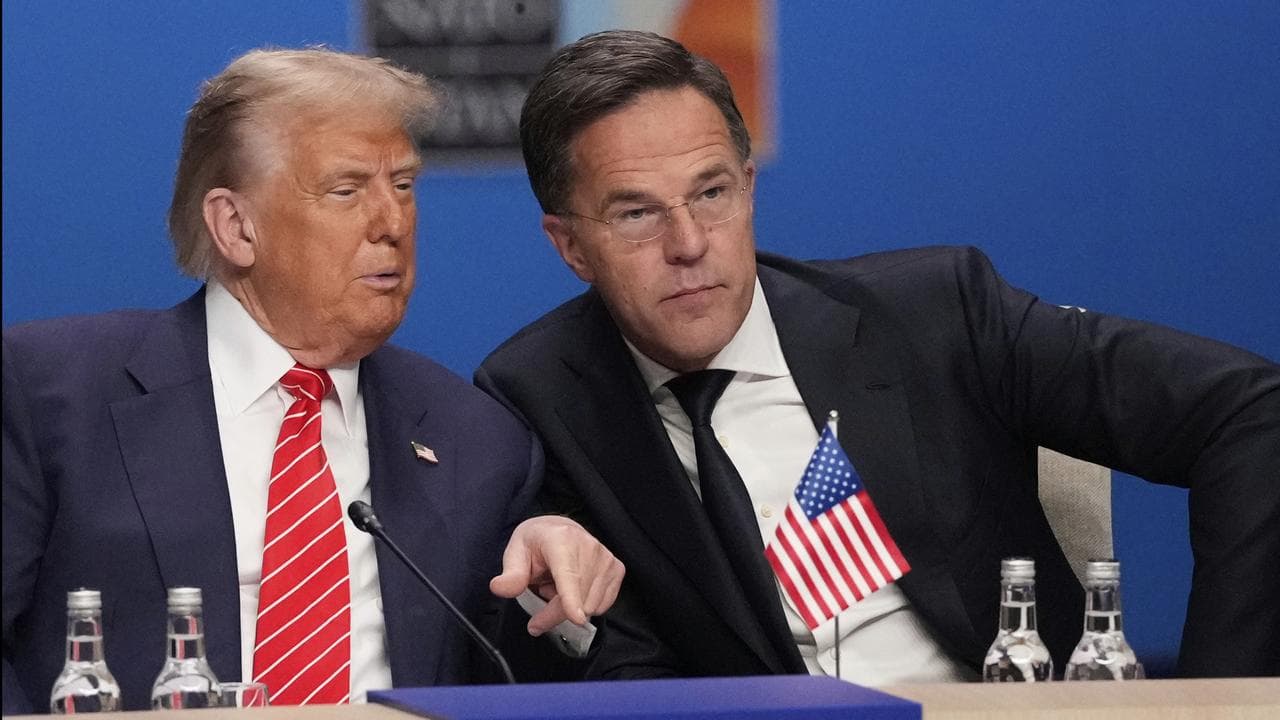 President Donald Trump and NATO Secretary-General Mark Rutte