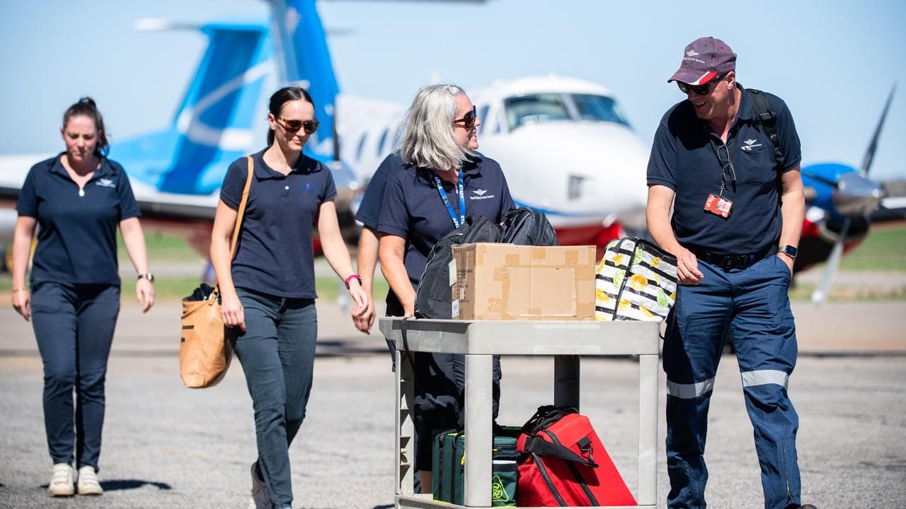A Royal Flying Doctor Service crew