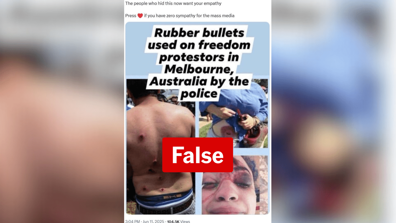 Screenshot of a social media post