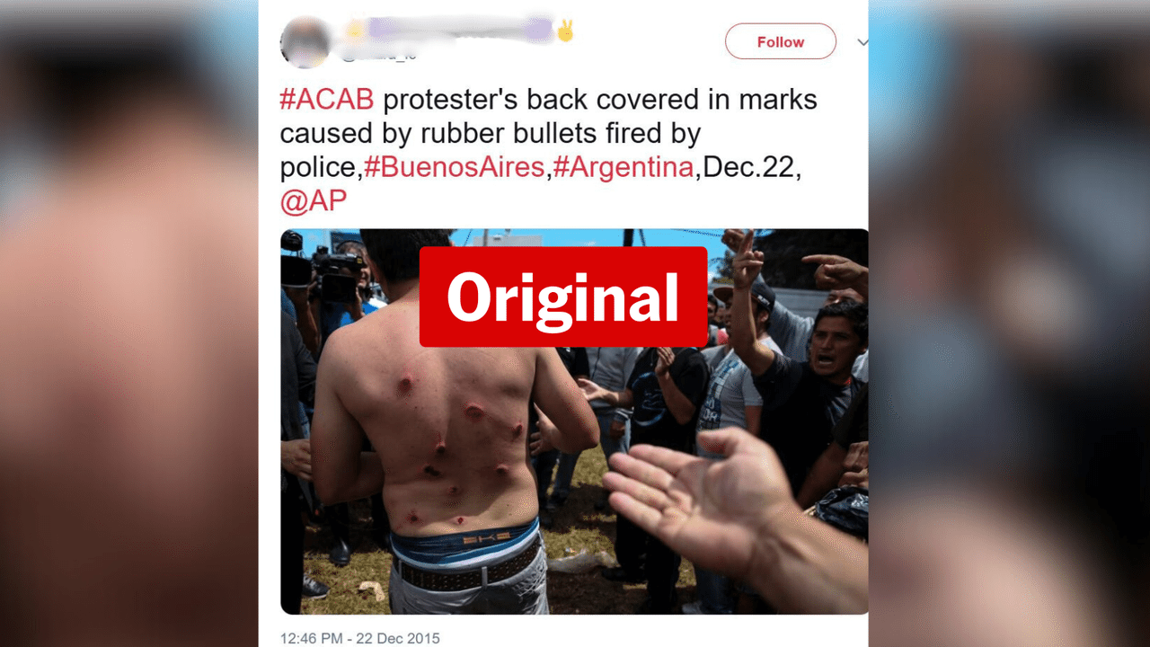 Screenshot of a social media post