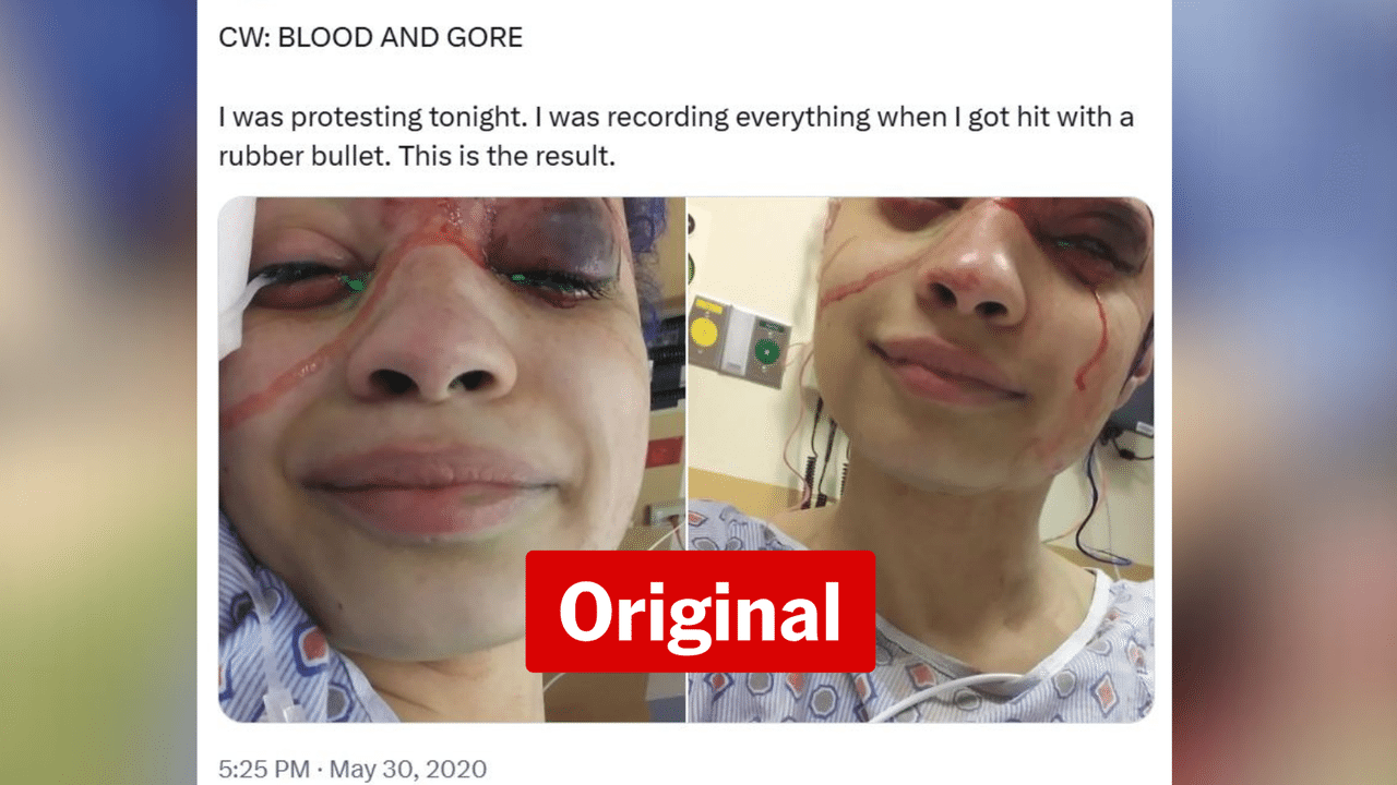 Screenshot of a social media post