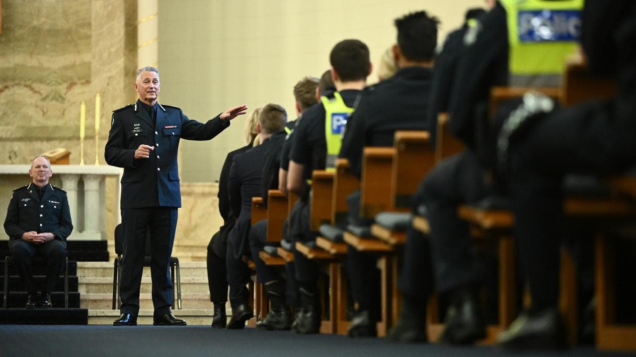 Victoria Police Chief Commissioner Mike Bush