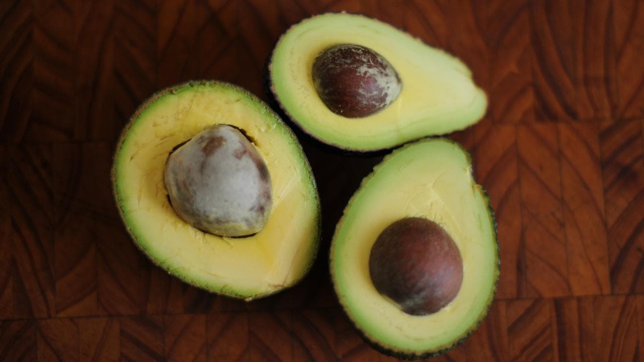 Avocados cut in half (file image)
