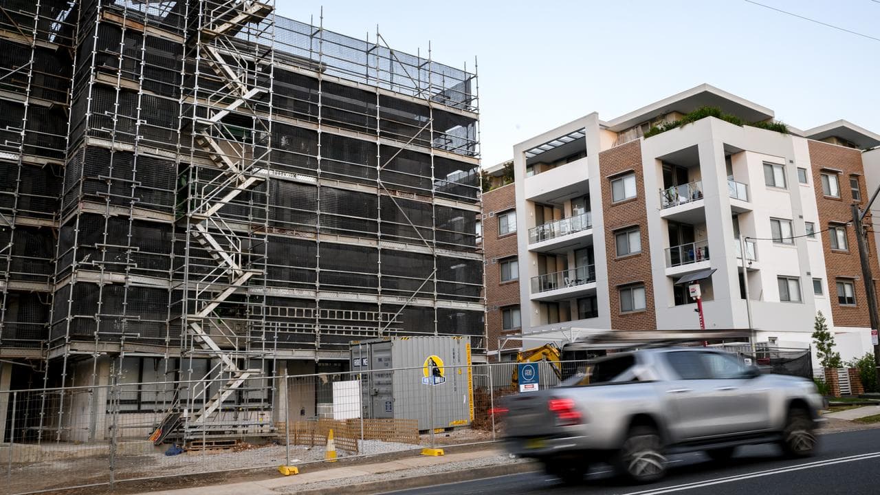 Residential apartment construction (file image)