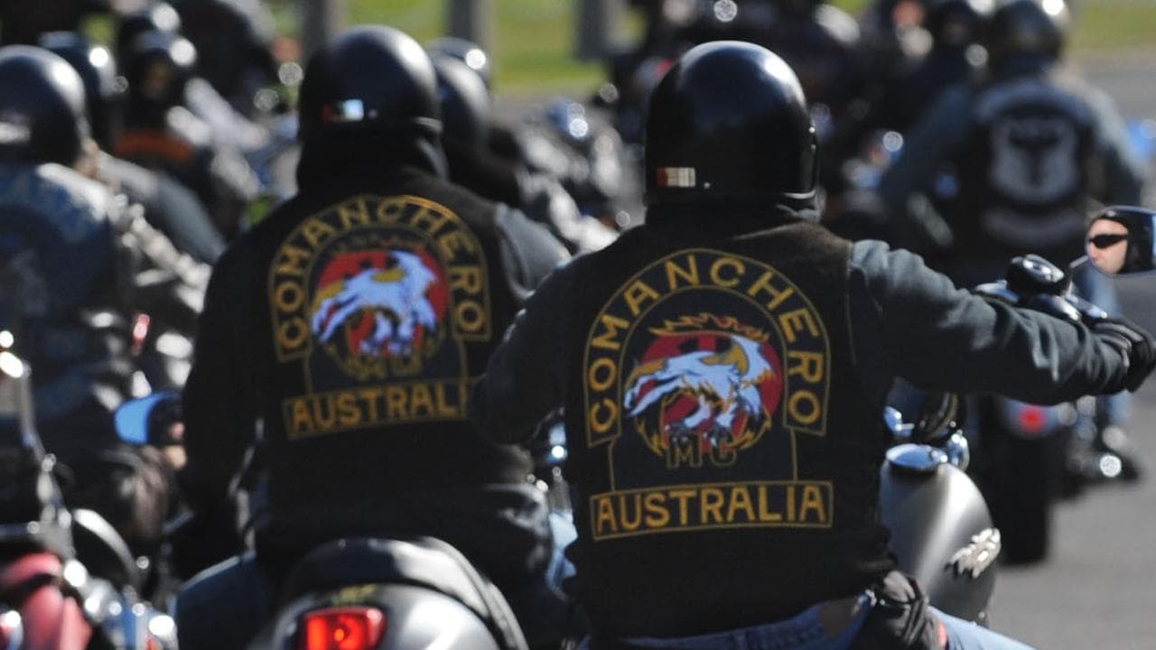 Comanchero bikies (file)